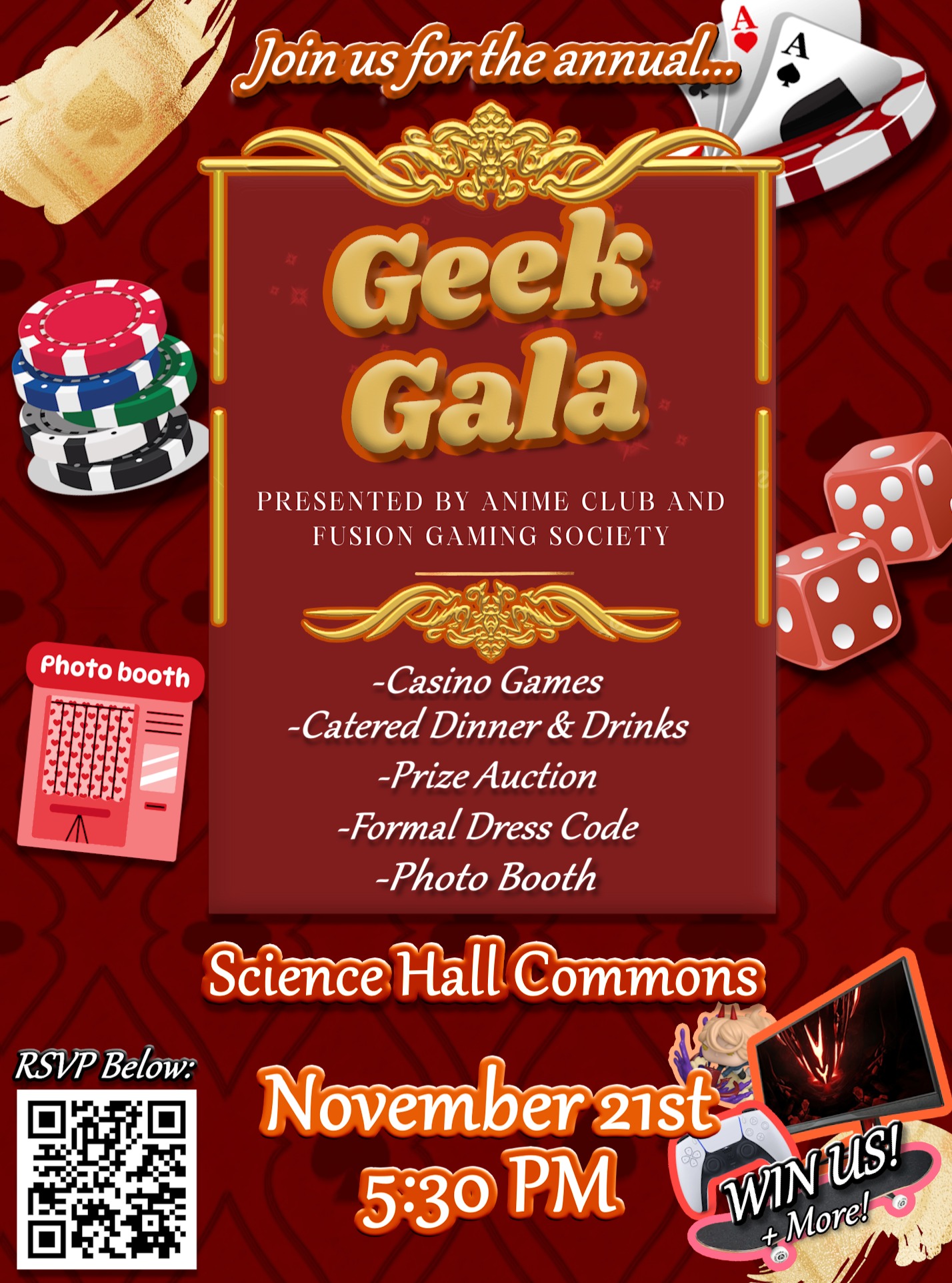 Geek Gala promotional poster