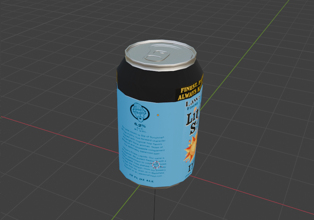 Little Sip can model from the second angle